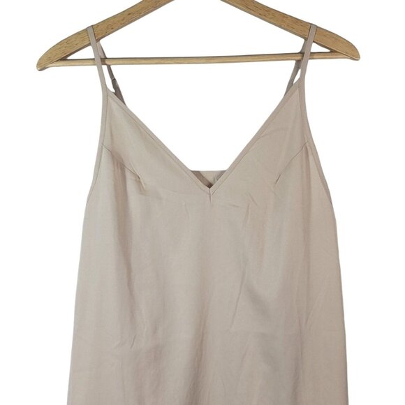 Free People Shine On Mini Dress Brown Nude Small Bead Lace Sleeveless Cocktail - Picture 9 of 13